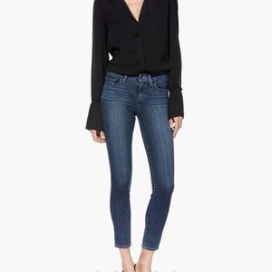 Paige Verdugo Crop Blue Denim Jeans